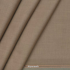 Trouser Fabric Siyaram PV Plain Colour Beige