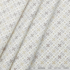 Shirt Fabric Raymond 100% Cotton Printed Colour Maple Brown