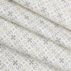 Shirt Fabric Raymond 100% Cotton Printed Colour Maple Brown