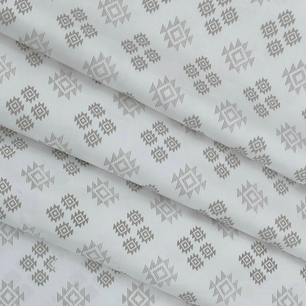 Shirt Fabric Raymond 100% Cotton Printed Colour Cambrick Brown