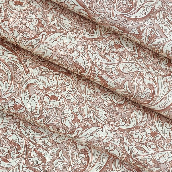Shirt Fabric Raymond Premium Giza Cotton Digital Printed Colour Rusk Brown