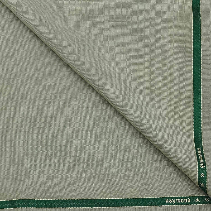 Trouser Fabric Raymond Wool Blended Mild Check Colour Hunt Green