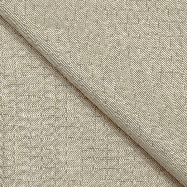 Trouser Fabric Raymond Wool Blended Mild Check Colour Camel Cream