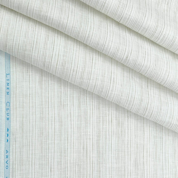 Shirt Fabric Linen Club 100% Linen 80 Lea Pin Lining colour Green