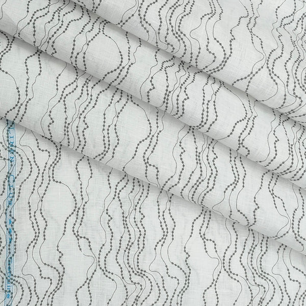 Shirt Fabric Linen Club Pure Linen Printed Colour Hunt Green