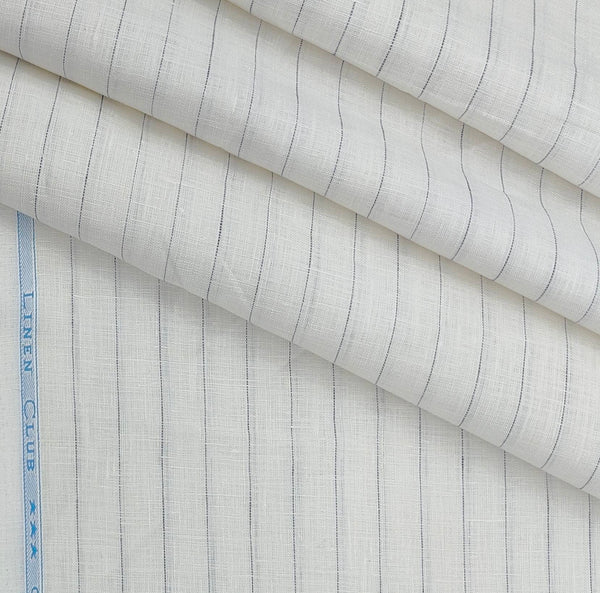 Shirt Fabric Linen Club Pure Linen 60 Lea Lining colour Off white
