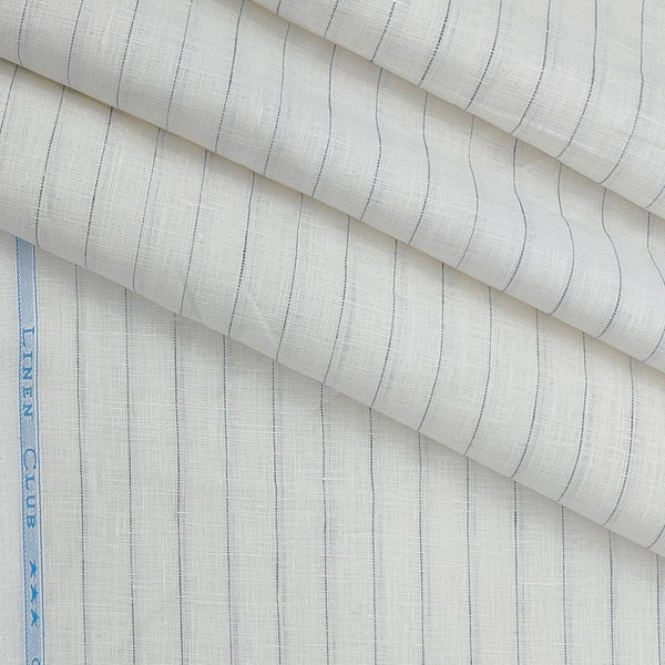 Shirt Fabric Linen Club Pure Linen 60 Lea Lining colour Off white
