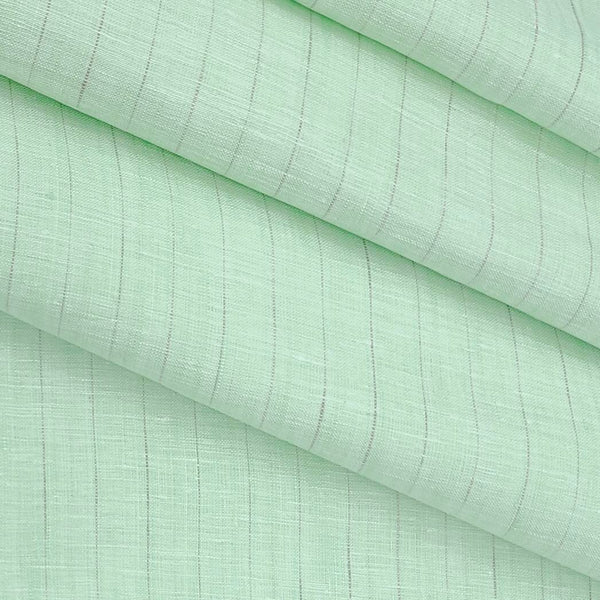 Shirt Fabric Linen Club 100% Linen 80 Lea Lining colour Mint Green