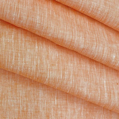 Shirt Fabric Raymond 60 LEA Pure Linen Solids Colour Orange