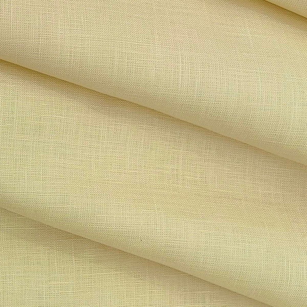 Shirt Fabric Birla Century 60 LEA Pure Linen Solids Colour Titanium Yellow