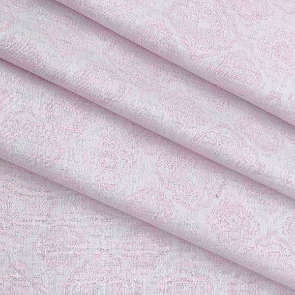 Shirt Fabric Linen Club Pure Linen Jacquard Colour Lavender