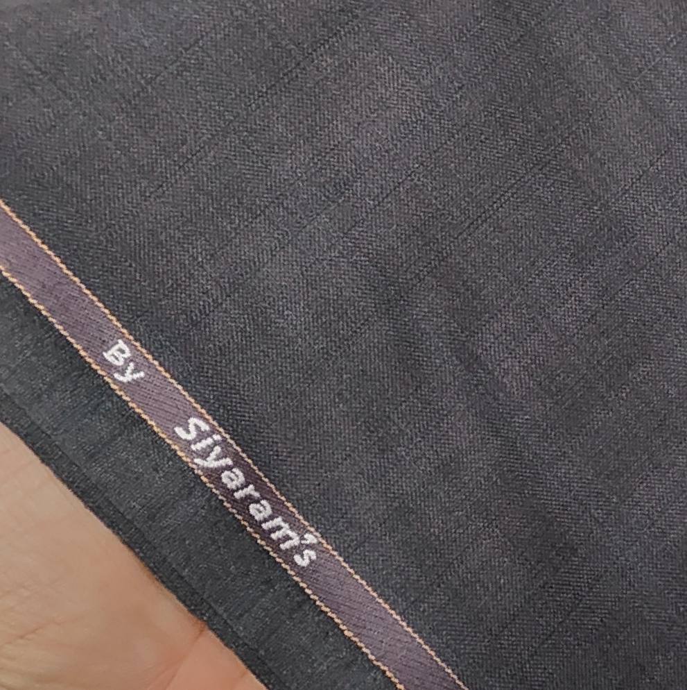 Trouser Fabric Siyaram PV Mild Check Jacquard Colour Wine