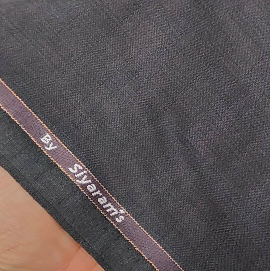 Trouser Fabric Siyaram PV Mild Check Jacquard Colour Wine