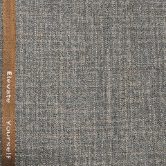 Trouser Fabric Siyaram PV Mild Check Thick Colour Dust Brown