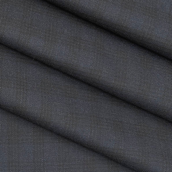 Trouser Fabric Siyaram PV Stretchable Mild Check Colour Dark Blue
