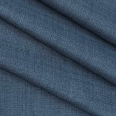 Trouser Fabric Raymond PV Check Colour Stone Blue
