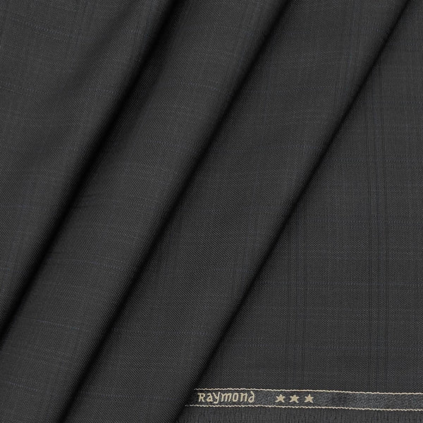 Trouser Fabric Raymond PV Check Colour Black