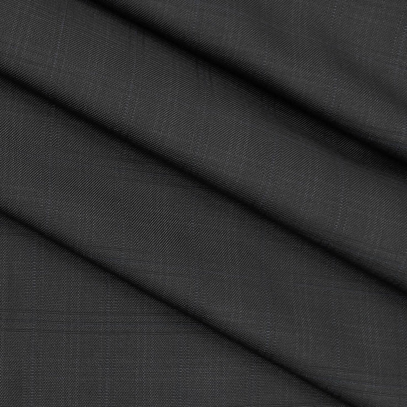 Trouser Fabric Raymond PV Check Colour Black