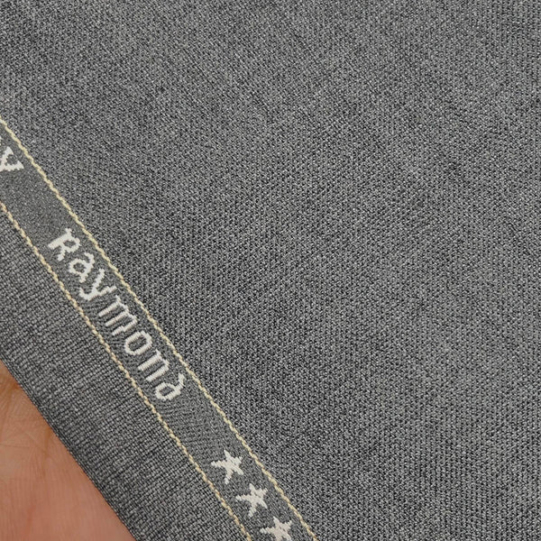 Trouser Fabric Raymond PV Textured Colour Nickel Grey
