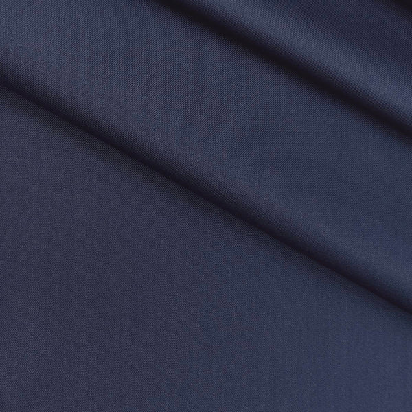 Trouser Fabric Raymond PV Plain Shining Colour Dark Blue