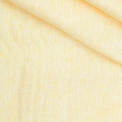Shirt Fabric Raymond 60 LEA Pure Linen Solids Colour Light Yellow