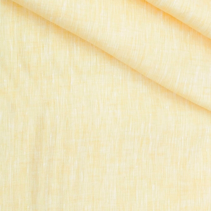 Shirt Fabric Raymond 60 LEA Pure Linen Solids Colour Light Yellow