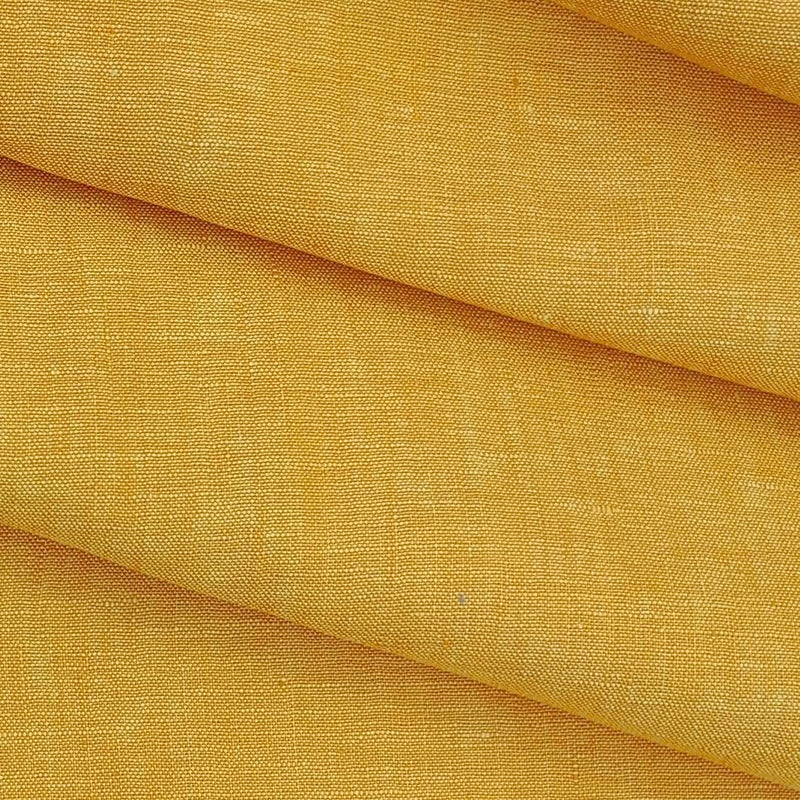 Shirt Fabric Raymond 60 LEA Pure Linen Solids Colour Mustard Yellow