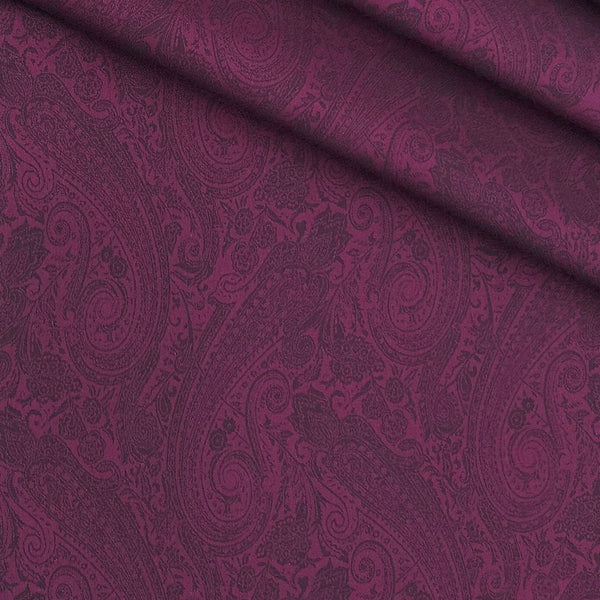 Shirt Fabric Soktas Giza Cotton Jacquard Colour Dark Maroon