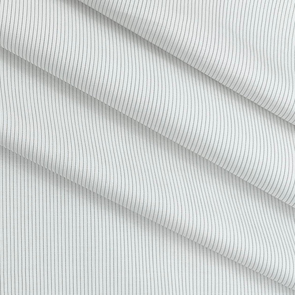 Shirt Fabric Soktas 100% Cotton Pin Lining Colour Hunt Grey