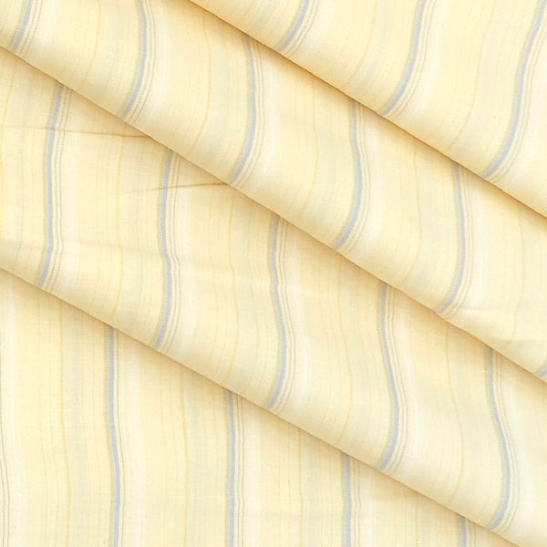 Shirt Fabric Arvind Cotton Blended Broad Lining Colour Dull Yellow