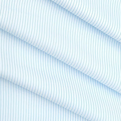 Shirt Fabric Arvind Cotton Blended Formal Lining Colour Peacock Blue