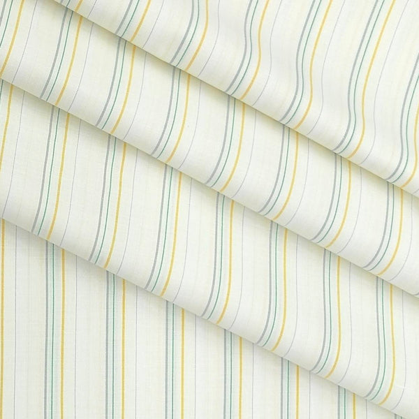 Shirt Fabric Arvind Cotton Blended Broad Lining Colour Tea Green