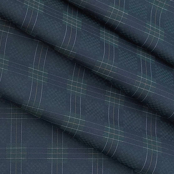 Shirt Fabric Raymond Blended Jacquard Colour Dark Green