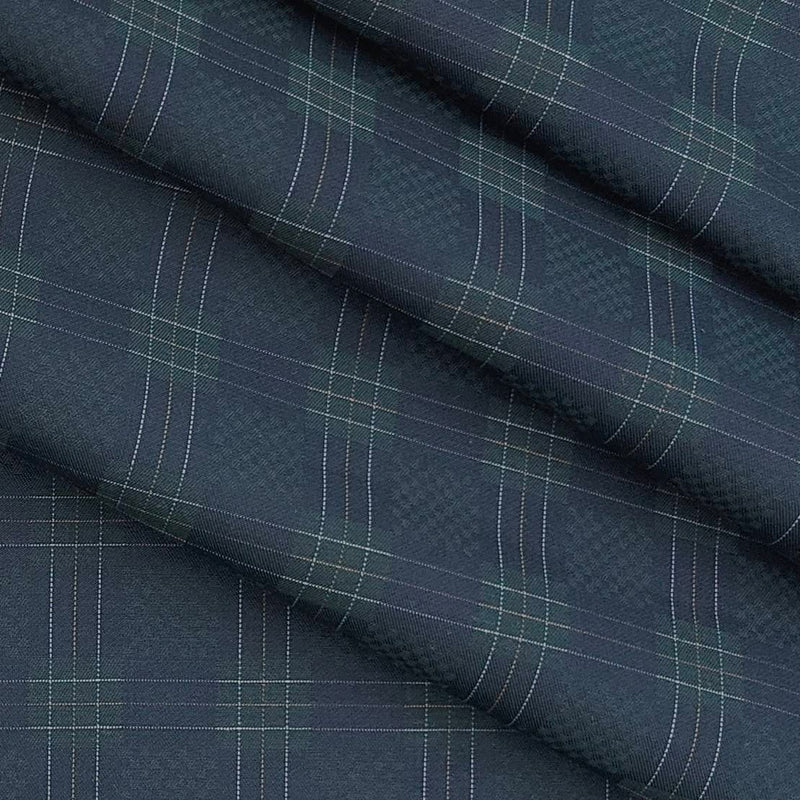 Shirt Fabric Raymond Blended Jacquard Colour Dark Green