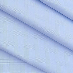 Shirt Fabric Raymond Blended Jacquard Colour Light Blue