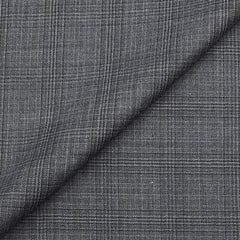 Trouser Fabric Raymond Wool Blended Dull Check Colour Deep Grey