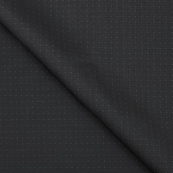 Trouser Fabric Raymond 90s Wool Dotted Colour Black