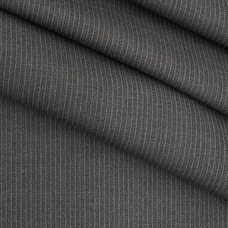 Trouser Fabric Raymond Wool Blended Pin Lining Colour Ash Brown