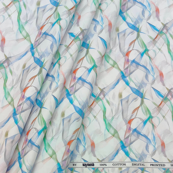 Shirt Fabric Raymond 100% Cotton Digital Printed Colour Wall Art