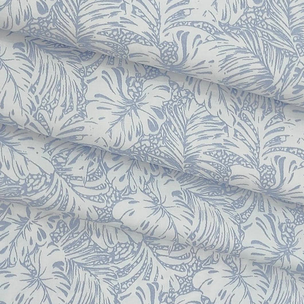 Shirt Fabric Raymond 100% Cotton Printed Colour Maya Blue