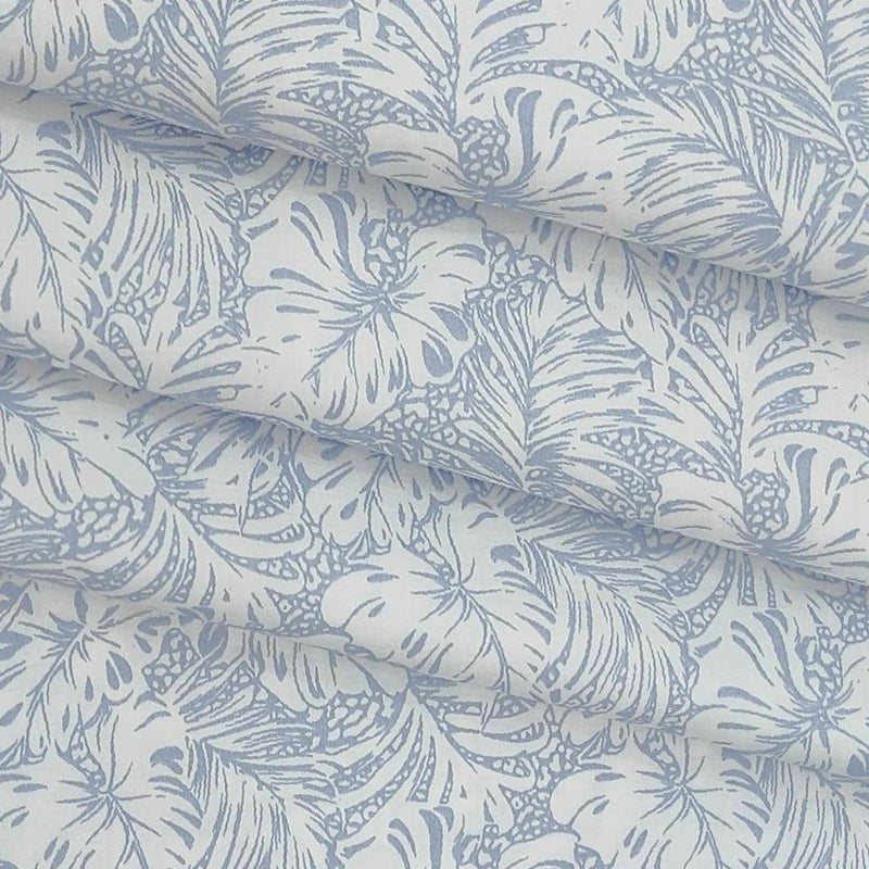 Shirt Fabric Raymond 100% Cotton Printed Colour Maya Blue