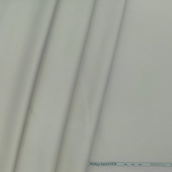 Trouser Fabric Raymond Pure Cotton Textured Lycra Color Tea Green