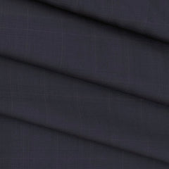 Trouser Fabric Raymond 100s Count PV Check color Dark Blue