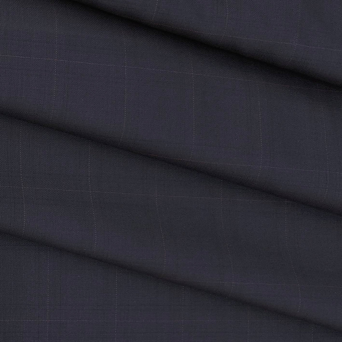 Trouser Fabric Raymond 100s Count PV Check color Dark Blue
