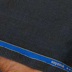 Trouser Fabric Raymond 100s Count PV Check Ultra Grey