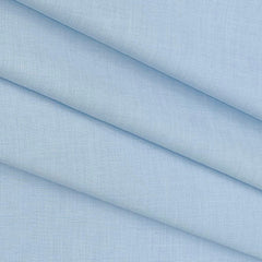 Shirt Fabric Raymond 100% cotton Plain Colour Water Blue