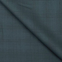 Trouser Fabric Reid & Taylor PV Check Natural Stretch Softest Color Pine Green