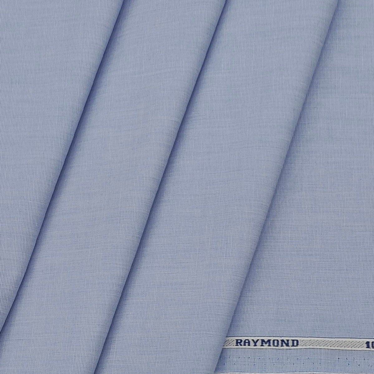 Shirt Fabric Raymond 100% cotton Plain Colour Water Blue