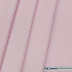 Shirt Fabric Raymond 100% cotton Plain Colour Light Pink