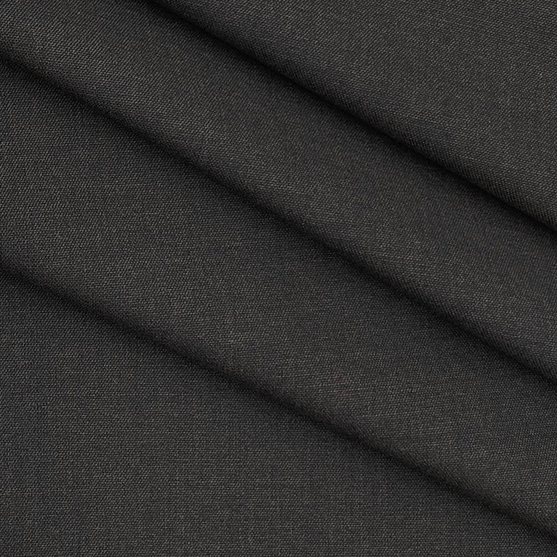 Trouser Fabric Canetti Italy Luxury Stretch Plain colour Worsted Brown